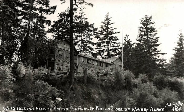 whid isle inn nestled among old growth firs on shore of whidby island